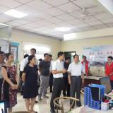 河东区区委书记李建成等领导冒雨到访尊龙凯时人生就是搏智慧养老考察